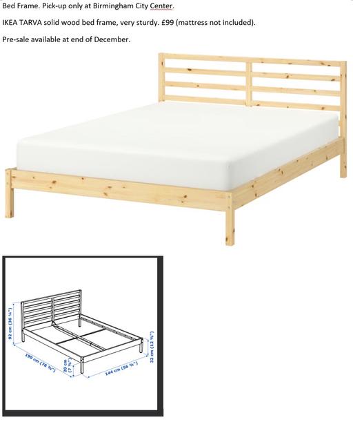 Buy & Sell Birmingham City Centre Birmingham - Photos for Bed frame, bed mattress, fridge, and desk
