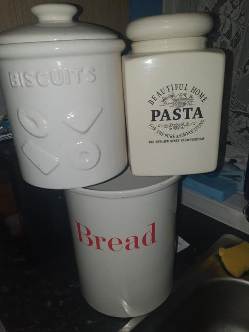 Buy & Sell Pensnett Dudley - Photos for Cream Ceramic Pots - Biscuits, Bread & Pasta