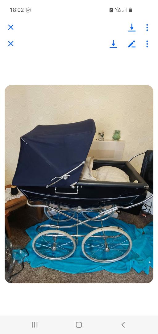 Buy & Sell Pensnett Dudley - Photos for Vintage Full-size Silver Cross Pram , Clean