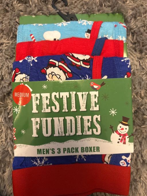 Buy & Sell Broadgreen Knowsley - Photos for Men’s Xmas boxer shorts. 3 pack. Medium. New