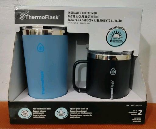 Buy & Sell Cann Hall East London - Photos for ThermoFlask Coffee and Mug Set in Black & Blu