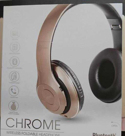 Buy & Sell Thamesmead South East London - Photos for BICONIC Chrome Wireless Foldable Headphone
