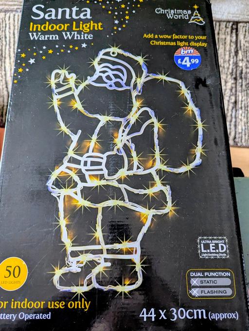 Buy & Sell Georgetown Blaenau Gwent - Photos for 🎄 Christmas led Santa warm white indoor stat