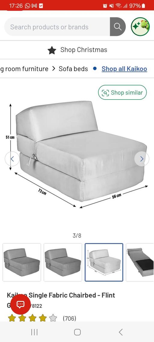 Buy & Sell Kings Norton Birmingham - Photos for chair bed for sale