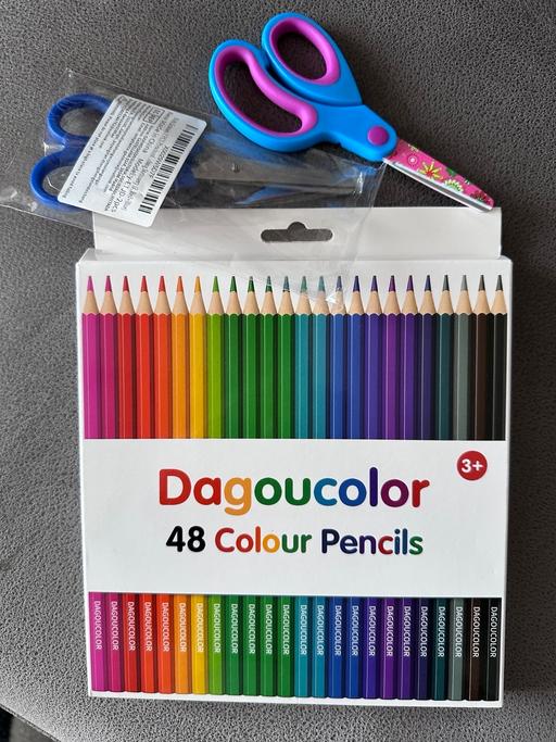 courses Minworth Trade Park Birmingham - Photos for 48 Pack Colouring Pencils & Safety Scissors
