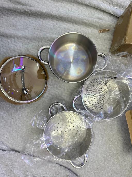 Buy & Sell Sheffield Sheffield - Photos for Stainless Steel 3 Tier Steamer Set