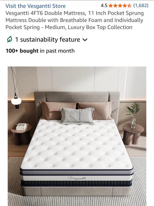 Buy & Sell Noel Park North London - Photos for Brand new medium double mattress for sale!