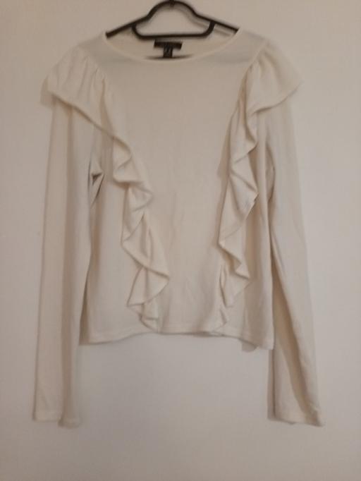 Buy & Sell Nunhead South East London - Photos for cream size 14 frill top