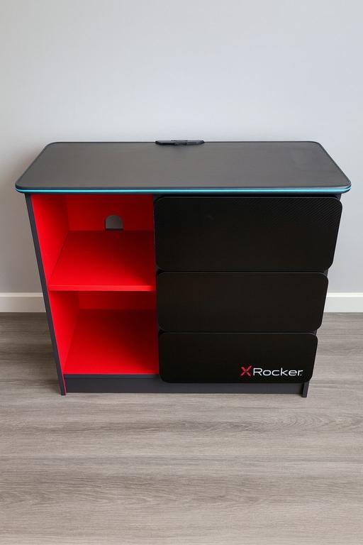 Buy & Sell Tividale Sandwell - Photos for X rocker gaming desk with storage lights up