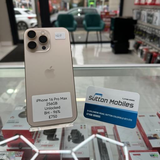 Buy & Sell Sutton Coldfield Birmingham - Photos for iPhone 16 Pro Max 256GB Unlocked