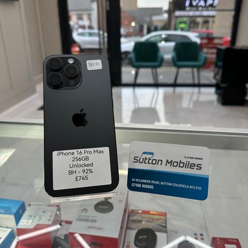 Buy & Sell Sutton Coldfield Birmingham - Photos for iPhone 16 Pro Max 256GB Unlocked
