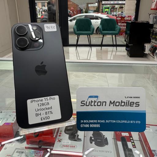 Buy & Sell Sutton Coldfield Birmingham - Photos for iPhone 15 Pro 128GB Unlocked
