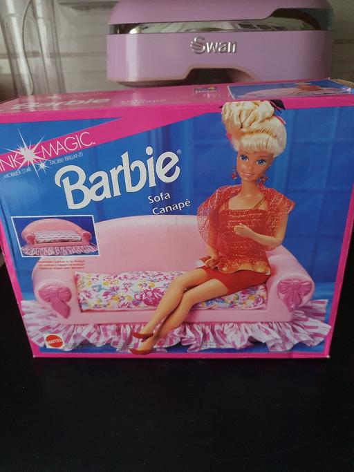 Buy & Sell Upper Gornal Dudley - Photos for vintage barbie pink magic sofa NEW