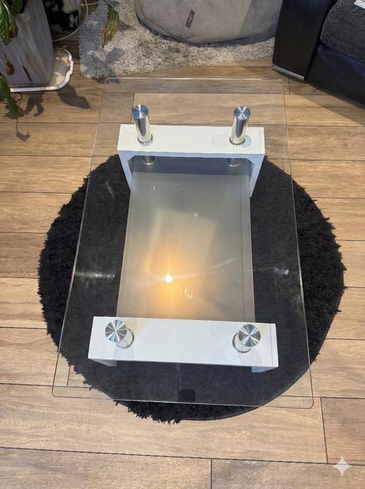 Buy & Sell Sark Guernsey - Photos for Modern Glass & Chrome Coffee Table