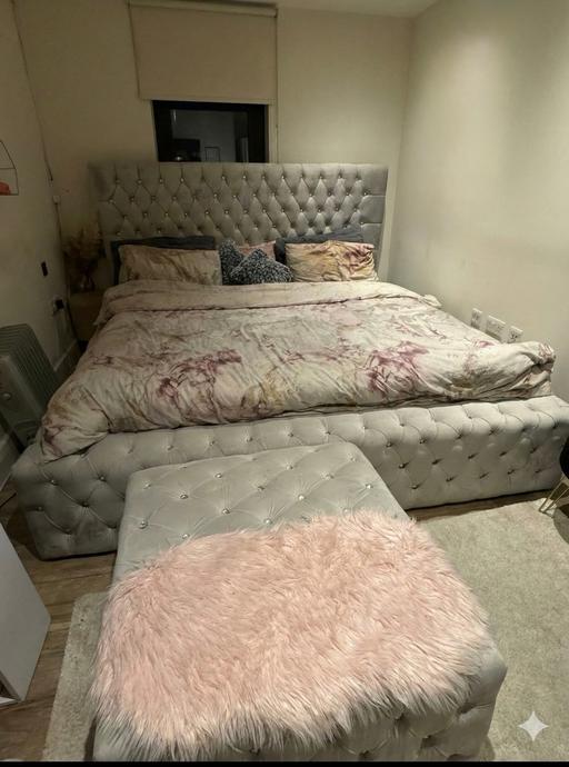 Buy & Sell Sark Guernsey - Photos for Super King size Ottoman + foot stall