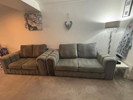 Buy & Sell Little Ilford East London - Photos for Grey sofa 3&2 seater