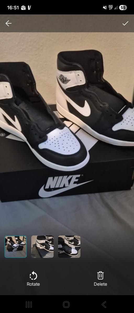 Buy & Sell Clifton Bristol - Photos for Nike Air Jordan 1 Retro OG High Black White S
