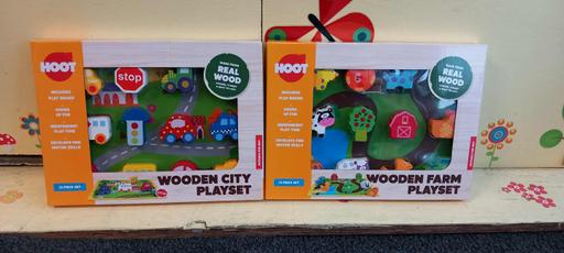 Buy & Sell Westcliff-on-Sea Southend-on-Sea - Photos for Wooden City Playset And Wooden Farm Playset