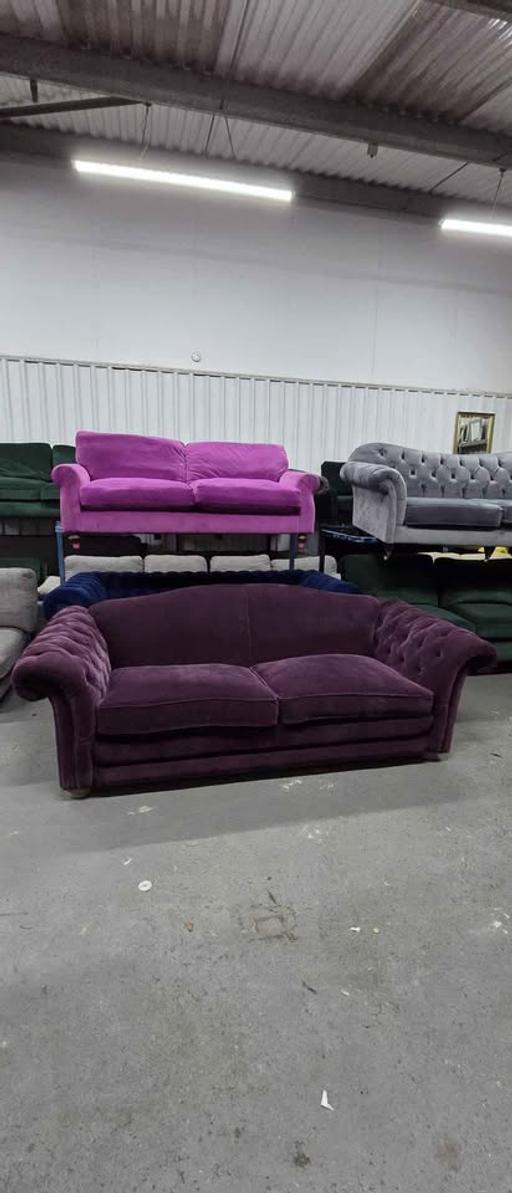 Buy & Sell Cheslyn Hay South Staffordshire - Photos for DFS Lochleven Purple 4-Seater Sofa