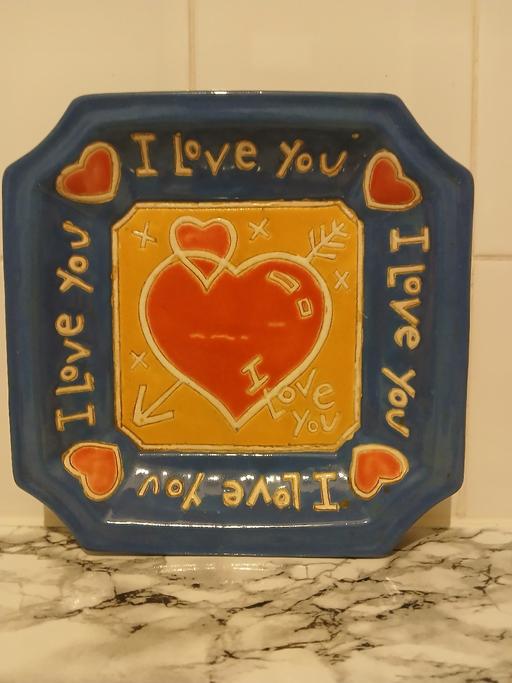 Buy & Sell Little Heath Redbridge - Photos for hand made I LOVE YOU Plate