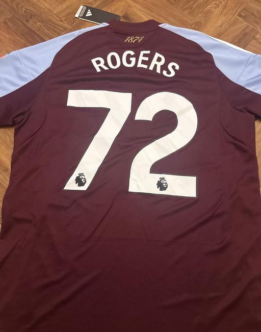 Buy & Sell Rowley Regis Sandwell - Photos for New Aston Villa football shirt men's size L