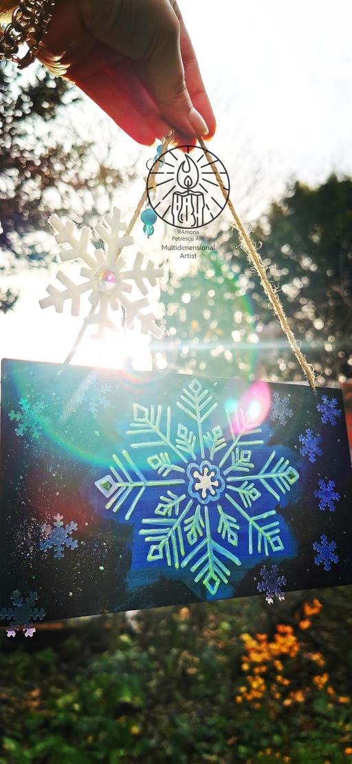 Buy & Sell Wylde Green Birmingham - Photos for ❄️Snowflake Turquise Crystal Wall Decor