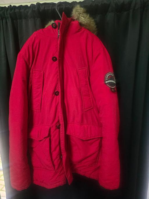 Buy & Sell Doddington Fenland - Photos for Superdry Expedition Parka Jacket – Red – Fur