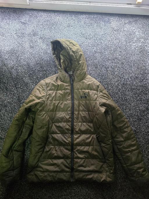 Buy & Sell Swingbrow Fenland - Photos for PUMA Khaki Puffer Jacket – Size L (UK 13-14Y)