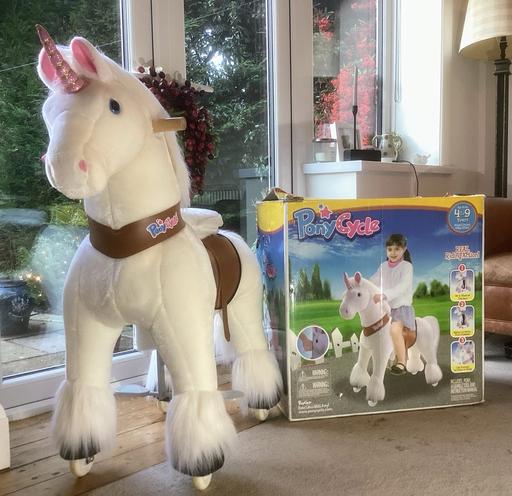 Buy & Sell Baxenden Hyndburn - Photos for Pony cycle ride on unicorn with steering .