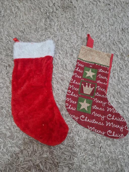Buy & Sell Hall Green Birmingham - Photos for set of 2 red Christmas stockings
