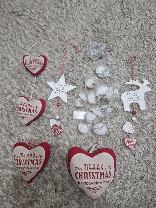 Buy & Sell Hall Green Birmingham - Photos for white/red hanging Christmas decorations light