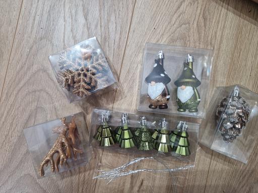 Buy & Sell Hall Green Birmingham - Photos for green gold Christmas tree baubles decorations