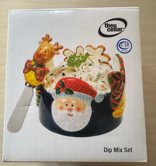 Buy & Sell Elm Park Havering - Photos for Christmas Dip set (bowl & spreader)