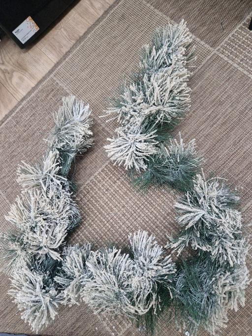 Buy & Sell Hall Green Birmingham - Photos for green artificial snowy thick garland