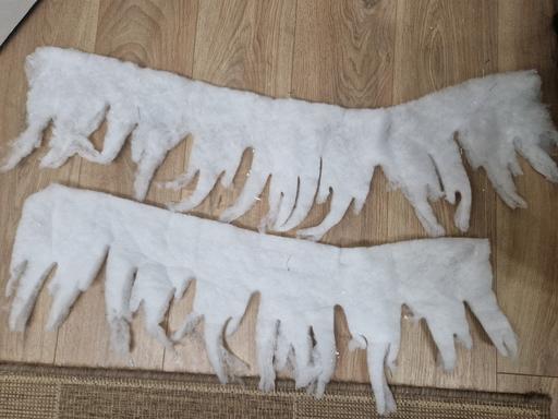 Buy & Sell Hall Green Birmingham - Photos for set of 2 white fake artificial snow garlands