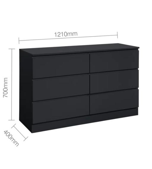 Buy & Sell Enfield Wash Enfield - Photos for wayfair black 6 draw chest of drawers