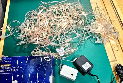 Buy & Sell Heath Hayes Cannock Chase - Photos for Christmas 198 Multifunction Clear Net Lights