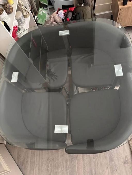 Buy & Sell Mill Hill East Station Barnet - Photos for Algarve glass stowaway table with chairs