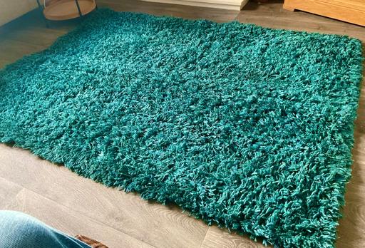 Buy & Sell Dawley Telford and Wrekin - Photos for Dark Teal Shaggy Rug