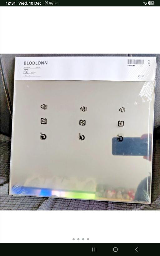 Buy & Sell Yardley Birmingham - Photos for ikea new mirror tiles x 4 pack blodlonn new