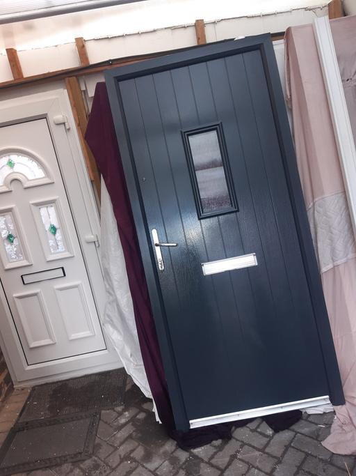Buy & Sell Wednesfield Wolverhampton - Photos for compersite grey door month old