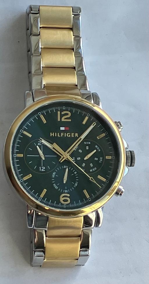 Buy & Sell Yeovil Somerset - Photos for Men’s Tommy Hilfiger Green Dial Two Tone