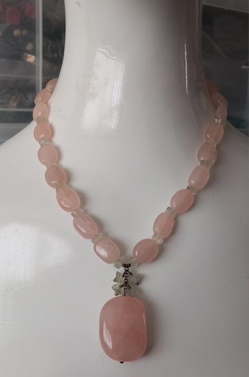 Buy & Sell Thatto Heath Saint Helens - Photos for sterling silver rose quartz & jade necklace