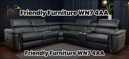 Buy & Sell Leigh Wigan - Photos for Genuine black leather power recliner sofa