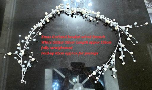 Buy & Sell Heath Hayes Cannock Chase - Photos for Christmas Garland Beaded Branch Wired Foam