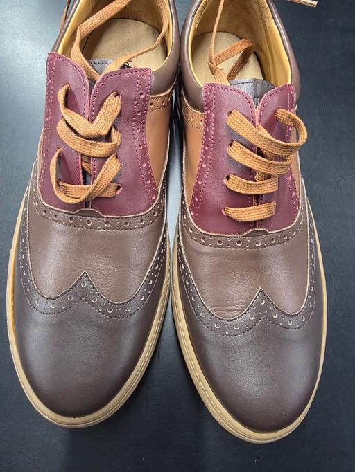 Buy & Sell Blackfriars Central London - Photos for Brown & Burgundy Leather brogue trainers