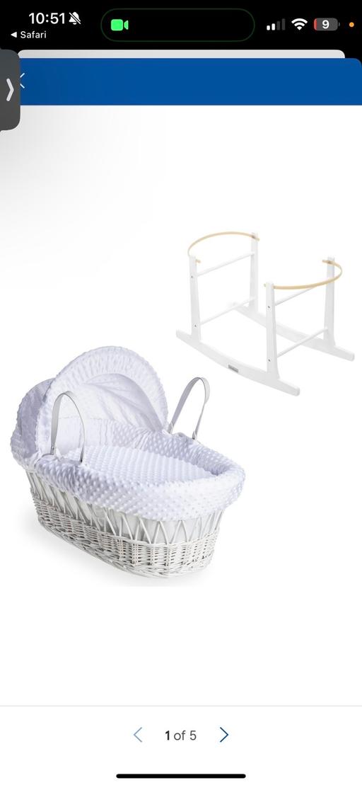 Buy & Sell Thatto Heath Saint Helens - Photos for Moses basket with rocking stand