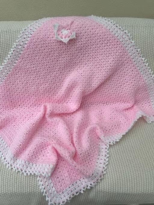 Buy & Sell Yardley Wood Birmingham - Photos for Crocheted Baby Blanket Handmade Girl