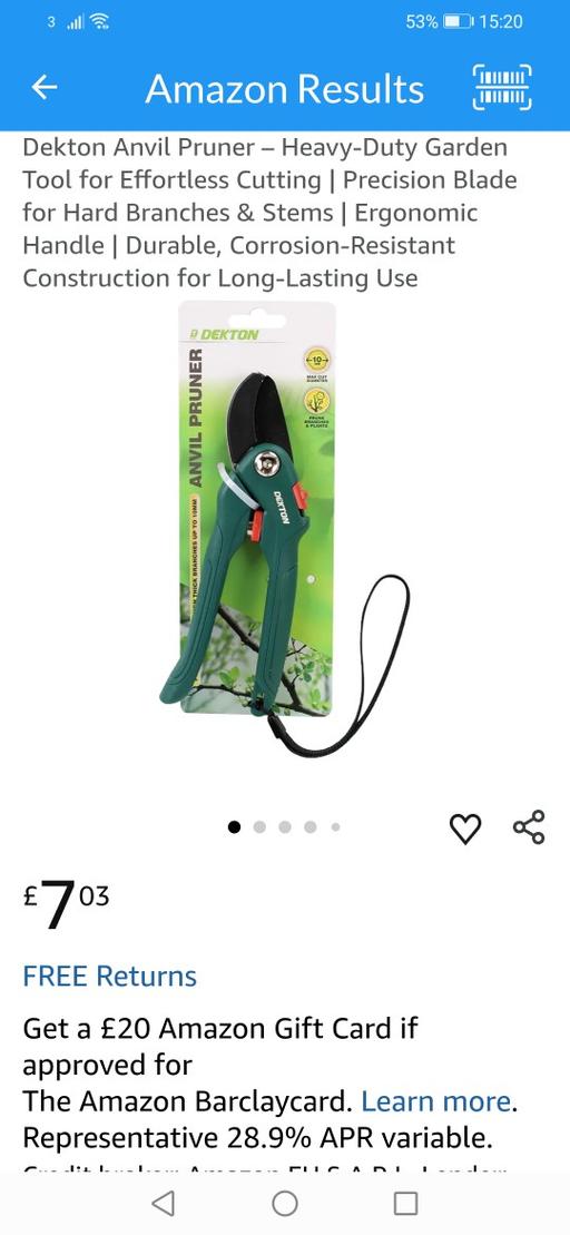 Buy & Sell Moseley Village Wolverhampton - Photos for New Anvil strong pruner