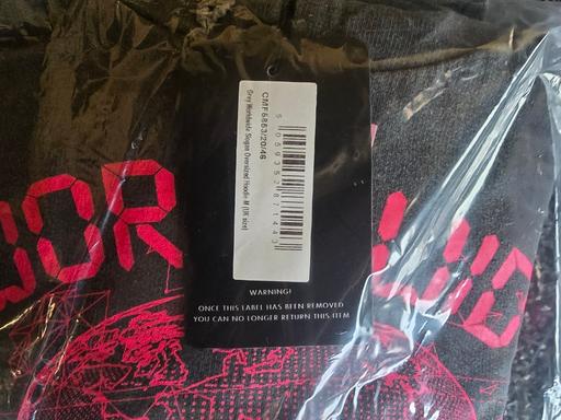 Buy & Sell Doddington Fenland - Photos for Grey Worldwide Slogan Oversized Hoodie – NEW